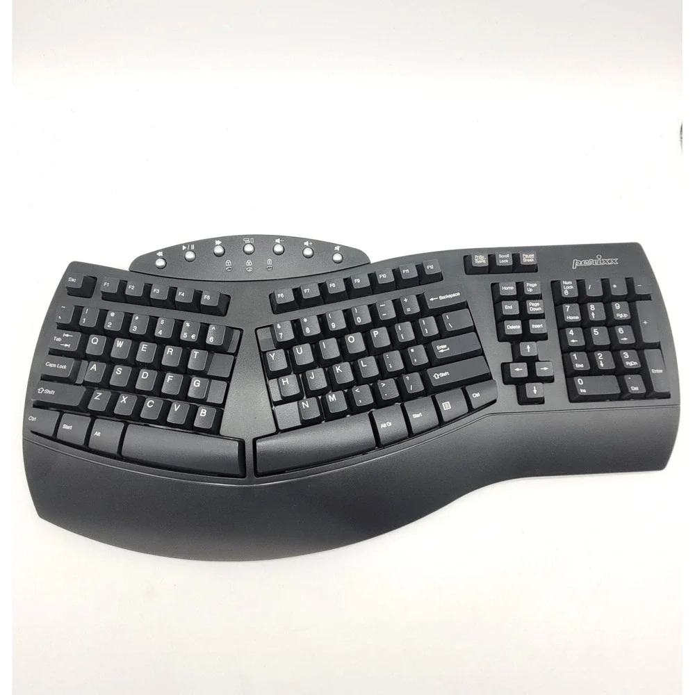 Perixx‎ Wireless Ergonomic Keyboard – PERIBOARD-612B – Dual Bluetooth & 2.4G